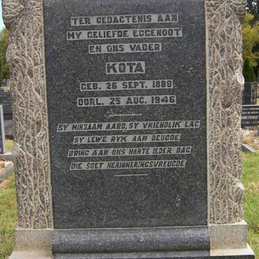 JAGER Kota, de 1888-1946