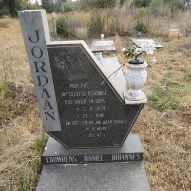 JORDAAN Louwrens Daniel Johannes 1934-1996