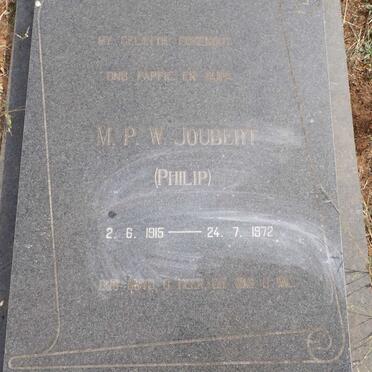 JOUBERT M.P.W. 1915-1972