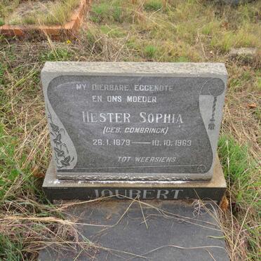 JOUBERT Hester Sophia nee COMBRINCK 1879-1963