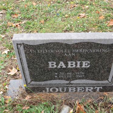 JOUBERT Babie 1928-2007