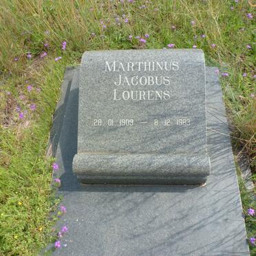 LOURENS Marthinus Jacobus 1909-1983