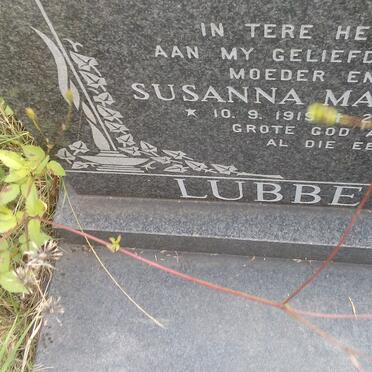 LUBBE Susanna Magdalena 1919-1985