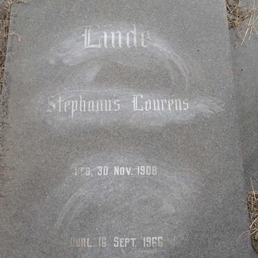 LINDE Stephanus Lourens 1908-1966