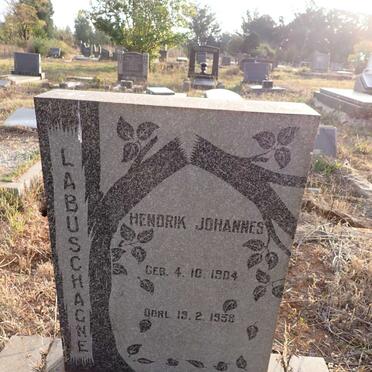 LABUSCHAGNE Hendrik Johannes 1904-1958