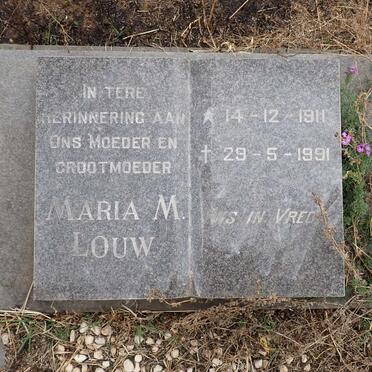 LOUW Maria M. 1911-1991