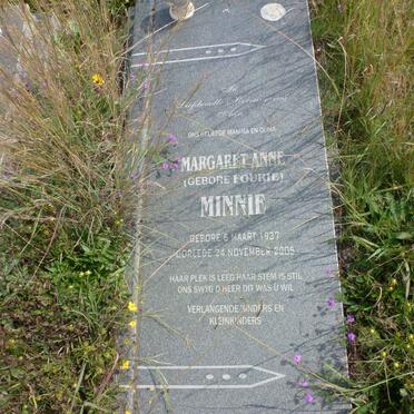 MINNIE Margaret Anne nee FOURIE 1937-2005