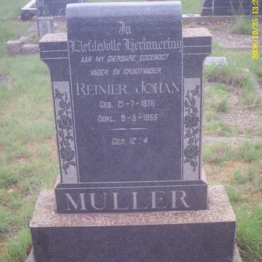 MULLER Reinier Johan 1876-1955