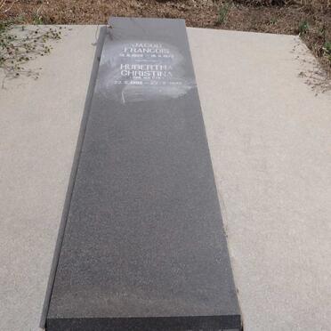 MERWE Jacob Francois, van der  1899-1972 & Hubertha Christina VAN DYK 1905-1973_1