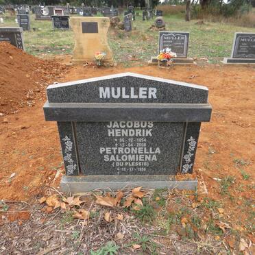 MULLER Jacobus Hendrik 1954-2008 & Petronella Salomiena DU PLESSIS 1956-