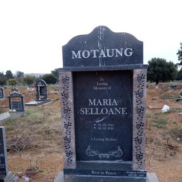 MOTAUNG Maria Selloana 1944-2020
