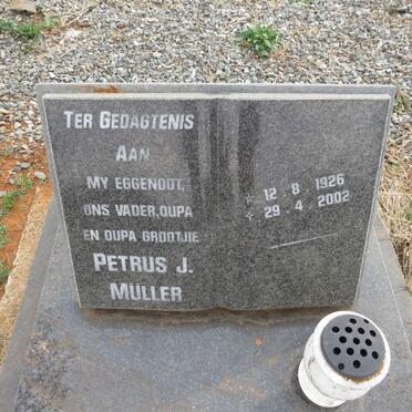 MULLER Petrus J. 1926-2002