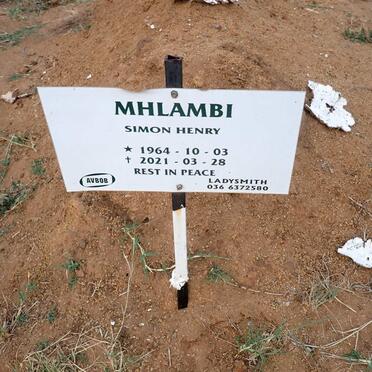 MHLAMBI Simon Henry 1964-2021