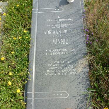 MINNIE Adriaan Pieter 1933-1999