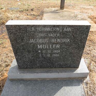 MULLER Jacobus Hendrik 1904-1988
