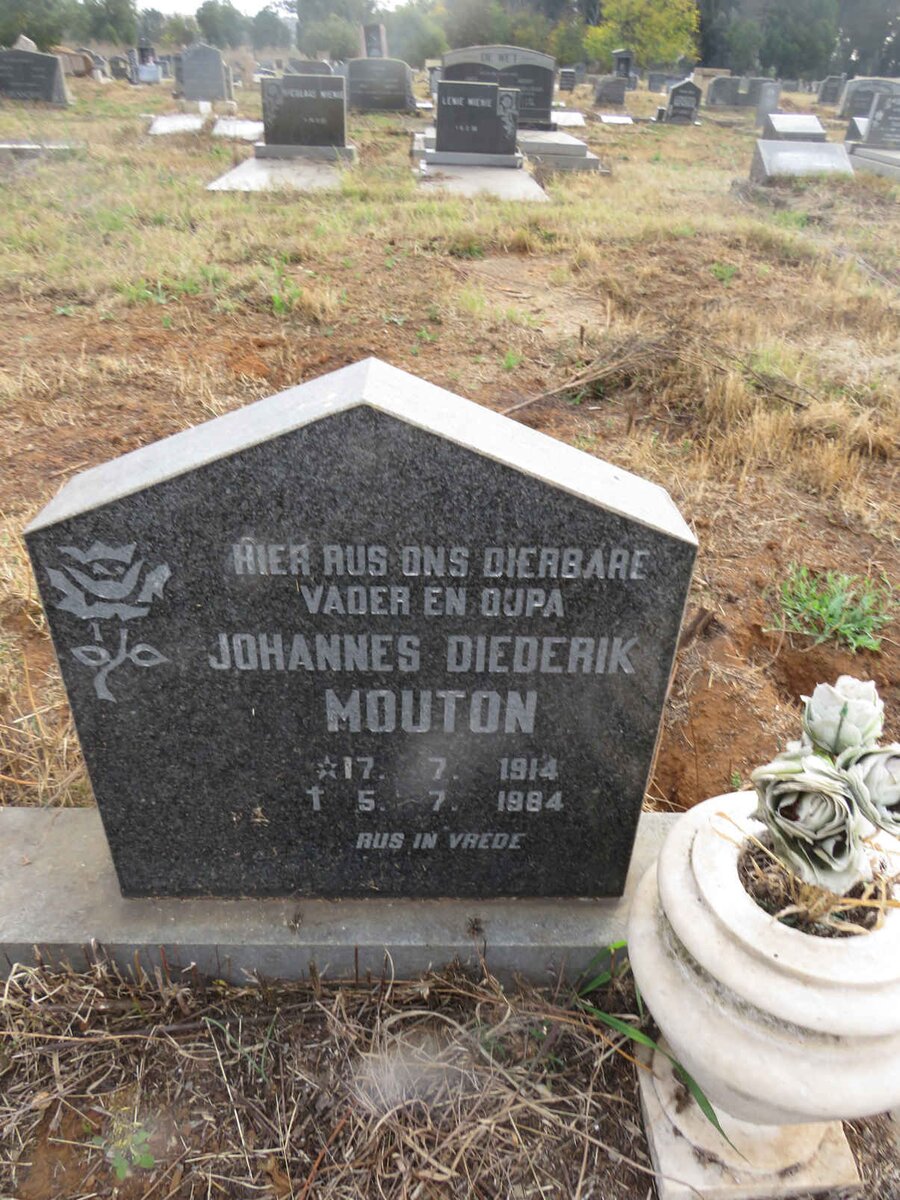 MOUTON Johannes Diederik 1914-1984