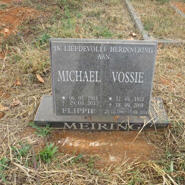 MEIRING Michael 1915-2017 & Vossie 1921-2008
