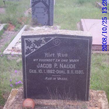 NAUDE Jacob P. 1862-1930