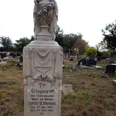 ODENDAAL Samuel W. 1844-1925 & Martha S.M. LOMBAARD 1847-1920