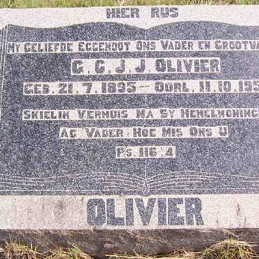 OLIVIER G.C.J.J. 1895-1950