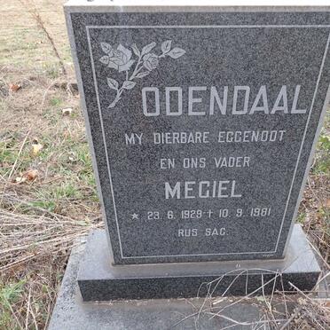 ODENDAAL Megiel 1929-1981