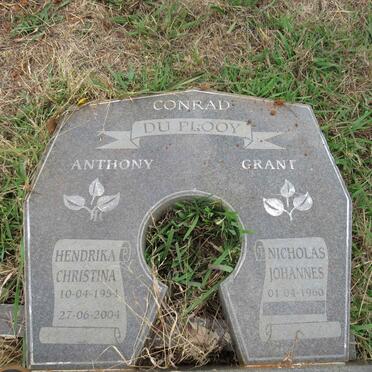 PLOOY Nicholas Johannes, du 1960- & Hendrika Christina 1954-2004