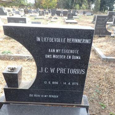 PRETORIUS J.C.W. 1896-1975