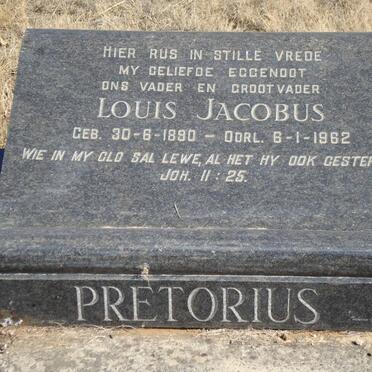 PRETORIUS Louis Jacobus 1890-1962