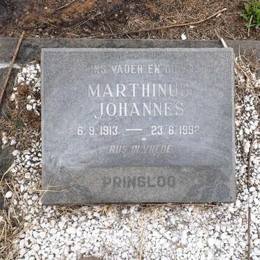 PRINSLOO Marthinus Johannes 1913-1992
