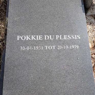 PLESSIS Pokkie, du 1931-1979