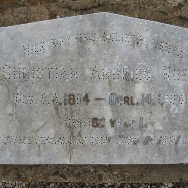 ROETZ Christian Andries 1864-1940 