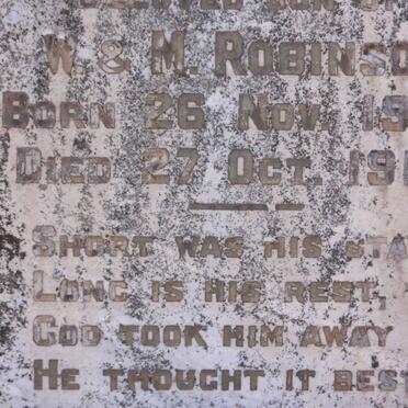 ROBINSON Johnnie 1907-1918 _2