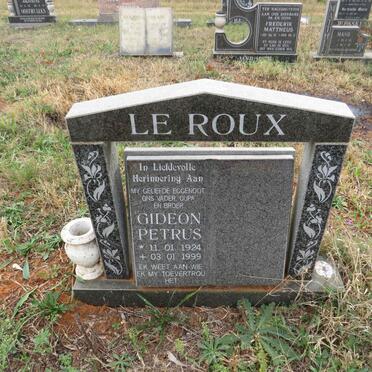 ROUX Gideon Petrus, le 1924-1999