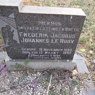 ROUX Frederik Jacobus Johannes, le 1950-1952