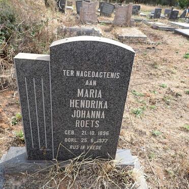 ROETS Maria Hendrika Johanna 1896-1977