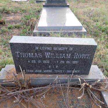 ROWE Thomas William 1930-1997