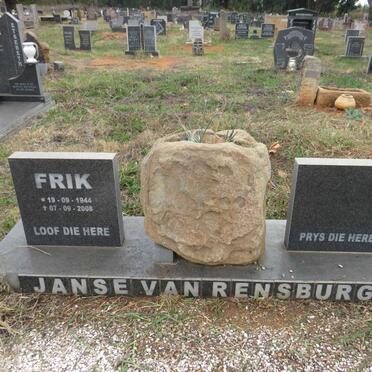 RENSBURG Frik, Janse van 1944-2008 