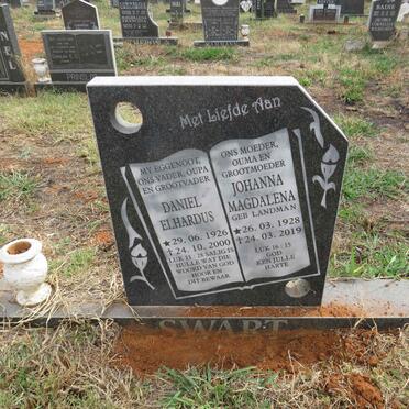 SWART Daniel Elhardus 1926-2000 & Johanna Magdalena LANDMAN 1928-2019