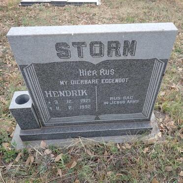 STORM Hendrik 1921-1992