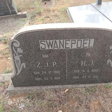 SWANEPOEL H.J. 1856-1991 & Z.J.P. 1882-1955