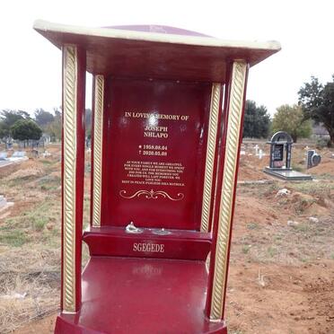 SGEGEDE Joseph Nhlapo 1958-2020