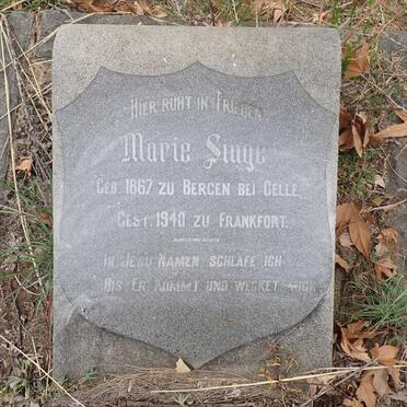 SINGE Marie 1867-1940