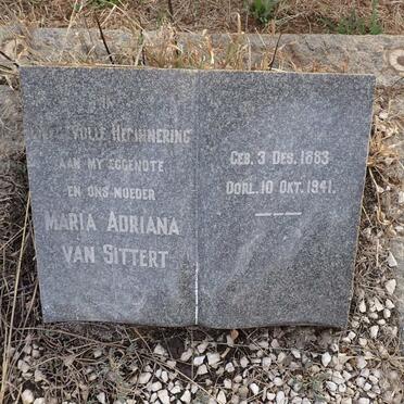 SITTERT Maria Adriana, van 1883-1941