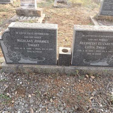 SWART Nicolaas Johannes 1886-1957 & Heilbrecht Elizabeth Lusya 1989-1957