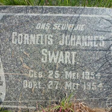 SWART Cornelis Johannes 1954-1954