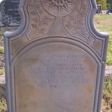 TOIT Elizabeth Maria, du nee BURNS 188?-1926