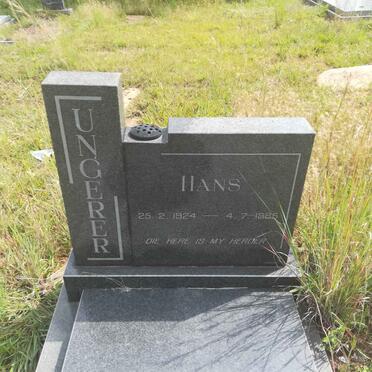 UNGERER Hans 1924-1985