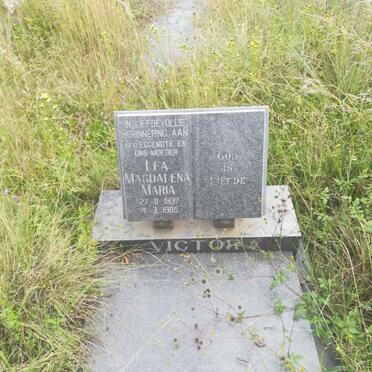 VICTOR Lea Magdalena Maria 1937-1985