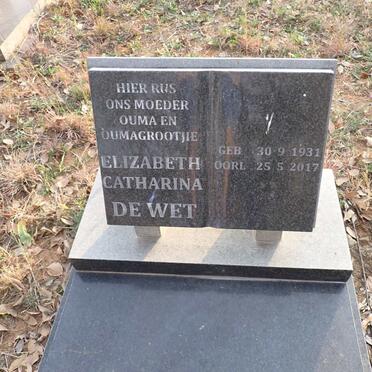 WET Elizabeth Catharina, de 1931-2017
