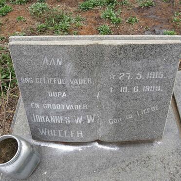 WHEELER Johannes W.W. 1915-1989 & Elizabeth M. 1917-1979 _3